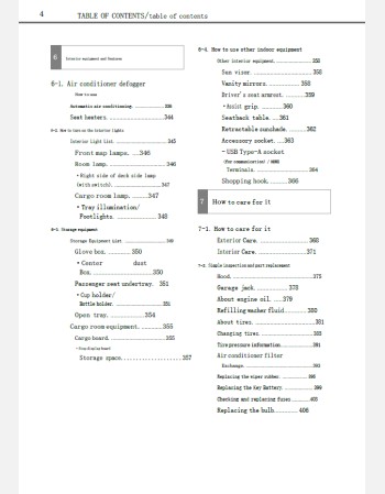subaru justy 2024-2025 owners manual in english